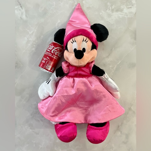 Authentic Original Disney Parks Minnie Mouse Pink Princess  Plush Toy Doll - Picture 2 of 10